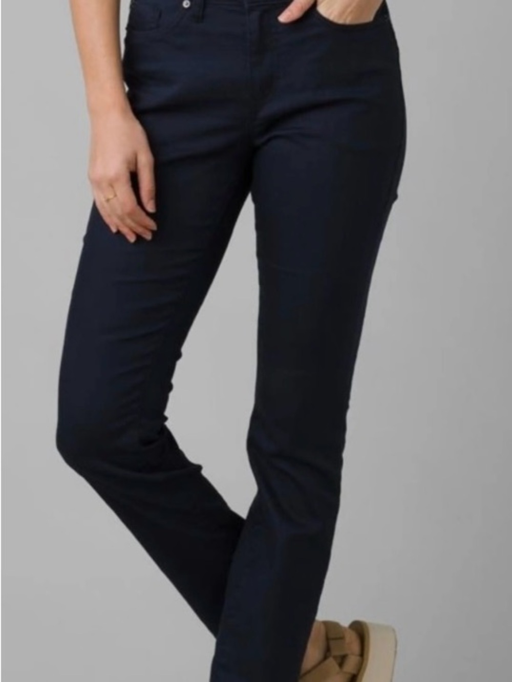Prana Dark Denim Straight Leg Jeans